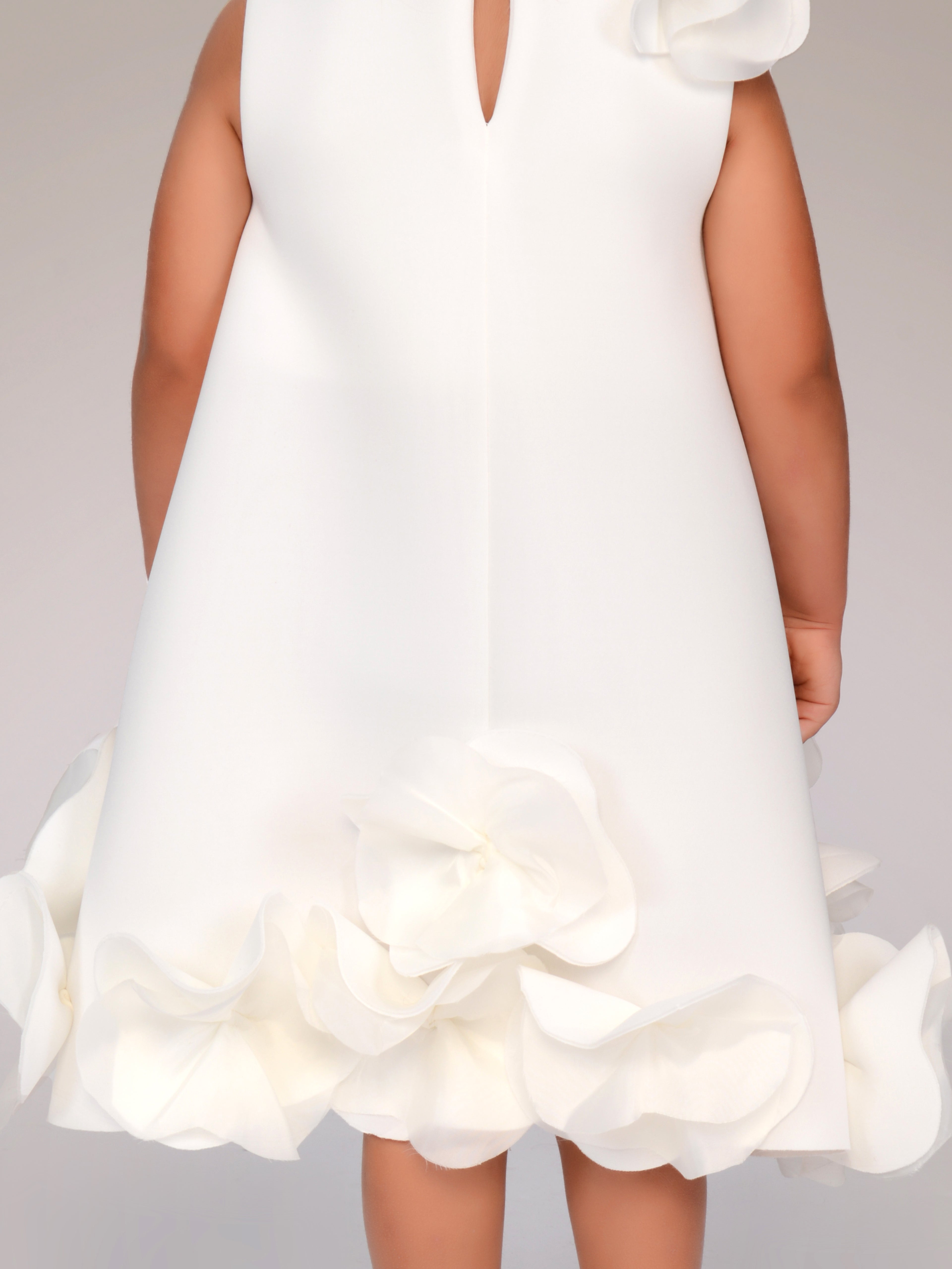 The Petal 3D Floral Girls Dress