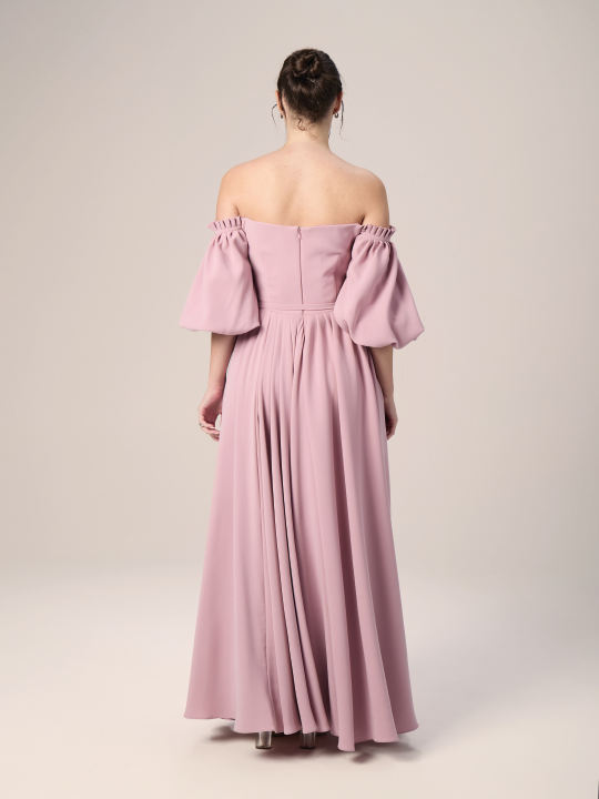 The Flow Moroccan Crepe Evening Dress