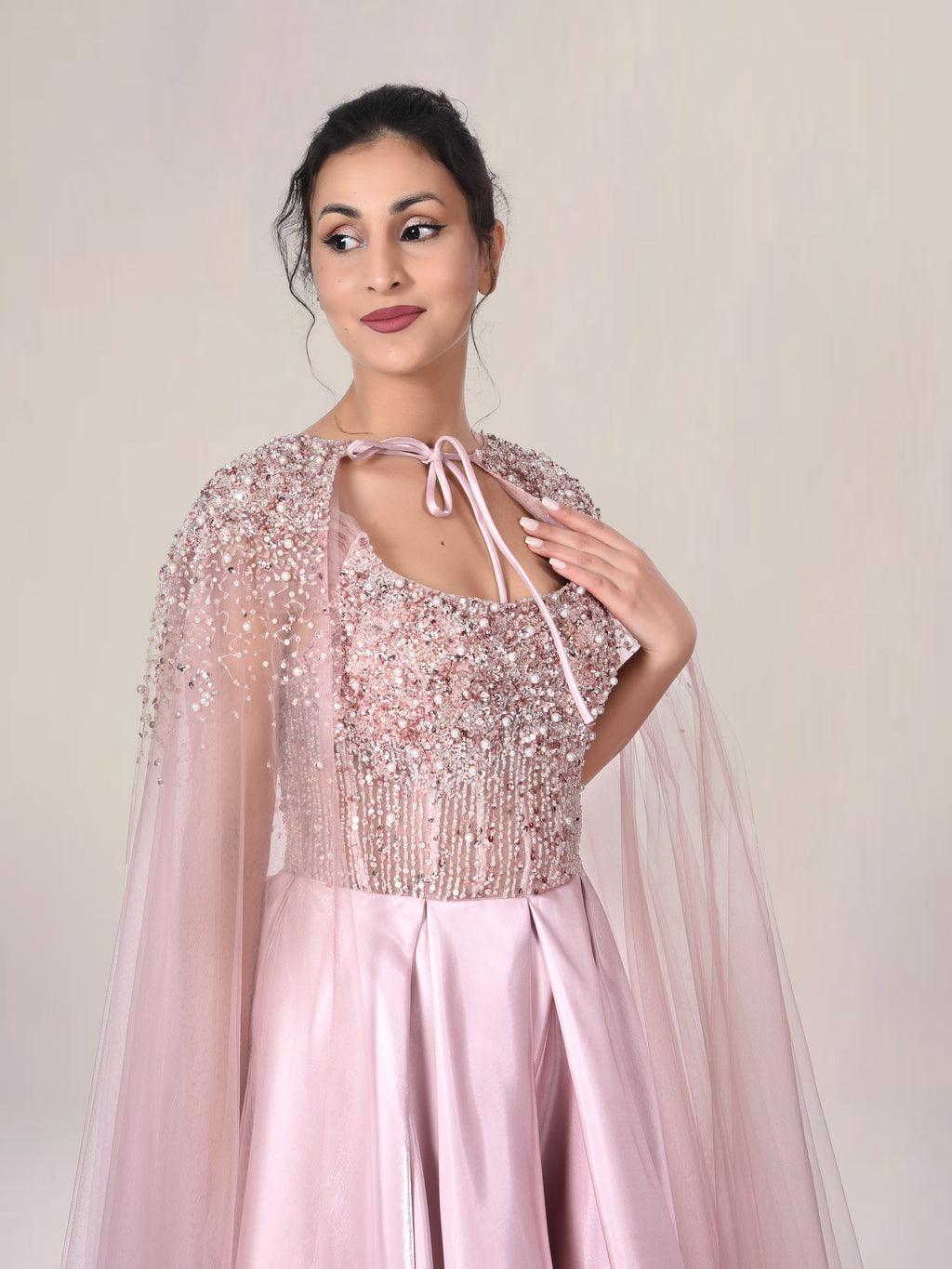 Rosé Aura Dress