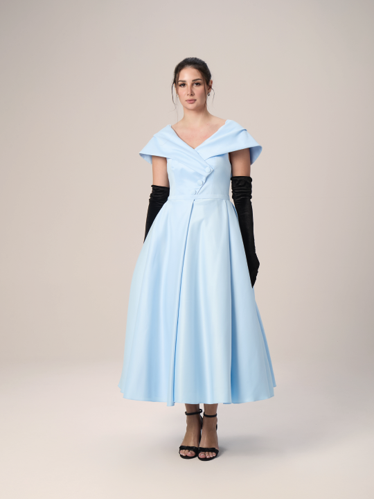 The Princess Armani Taffeta Evening Dress