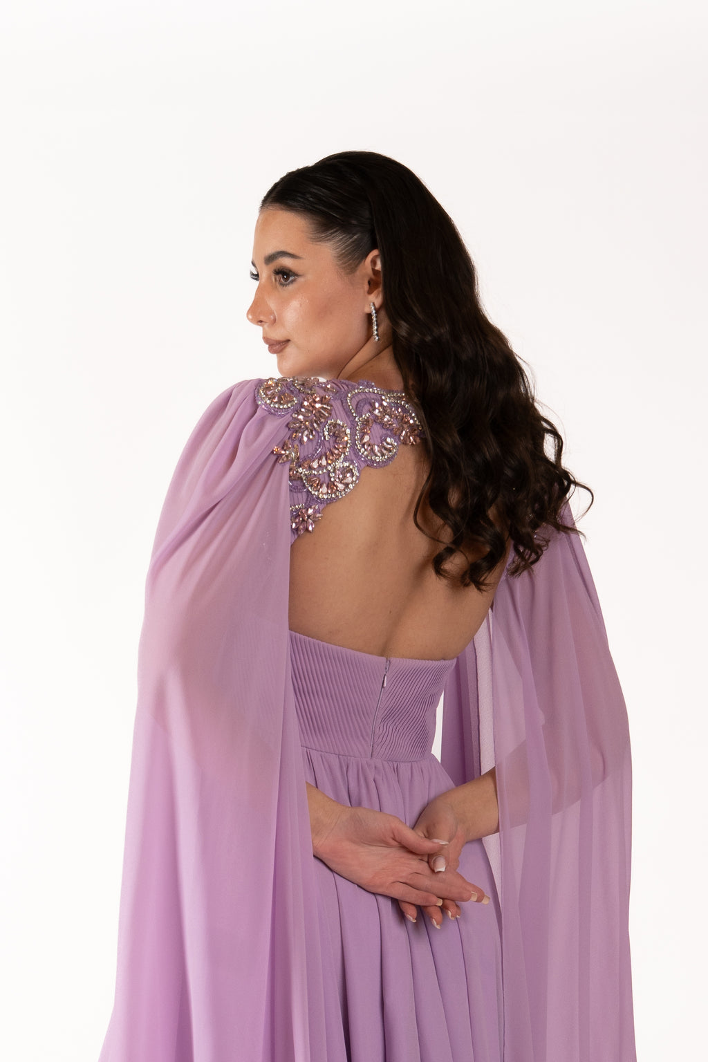 The Composure Crepe Georgette Evening Dress