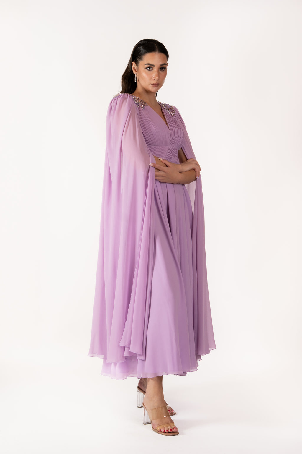 The Composure Crepe Georgette Evening Dress
