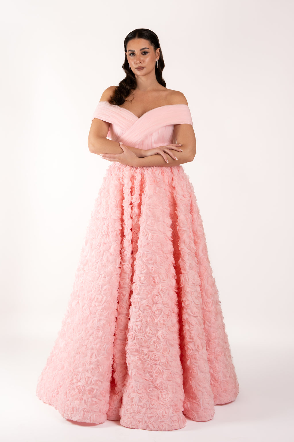 The Bouquet Net and 3D Floral Evening Dress