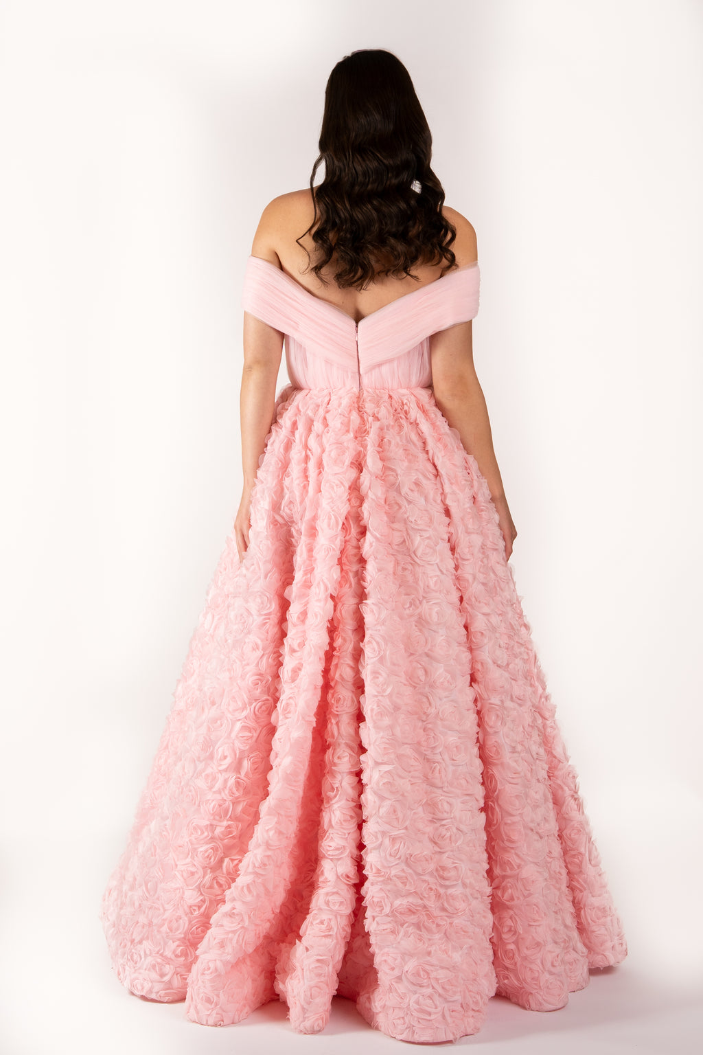 The Bouquet Net and 3D Floral Evening Dress