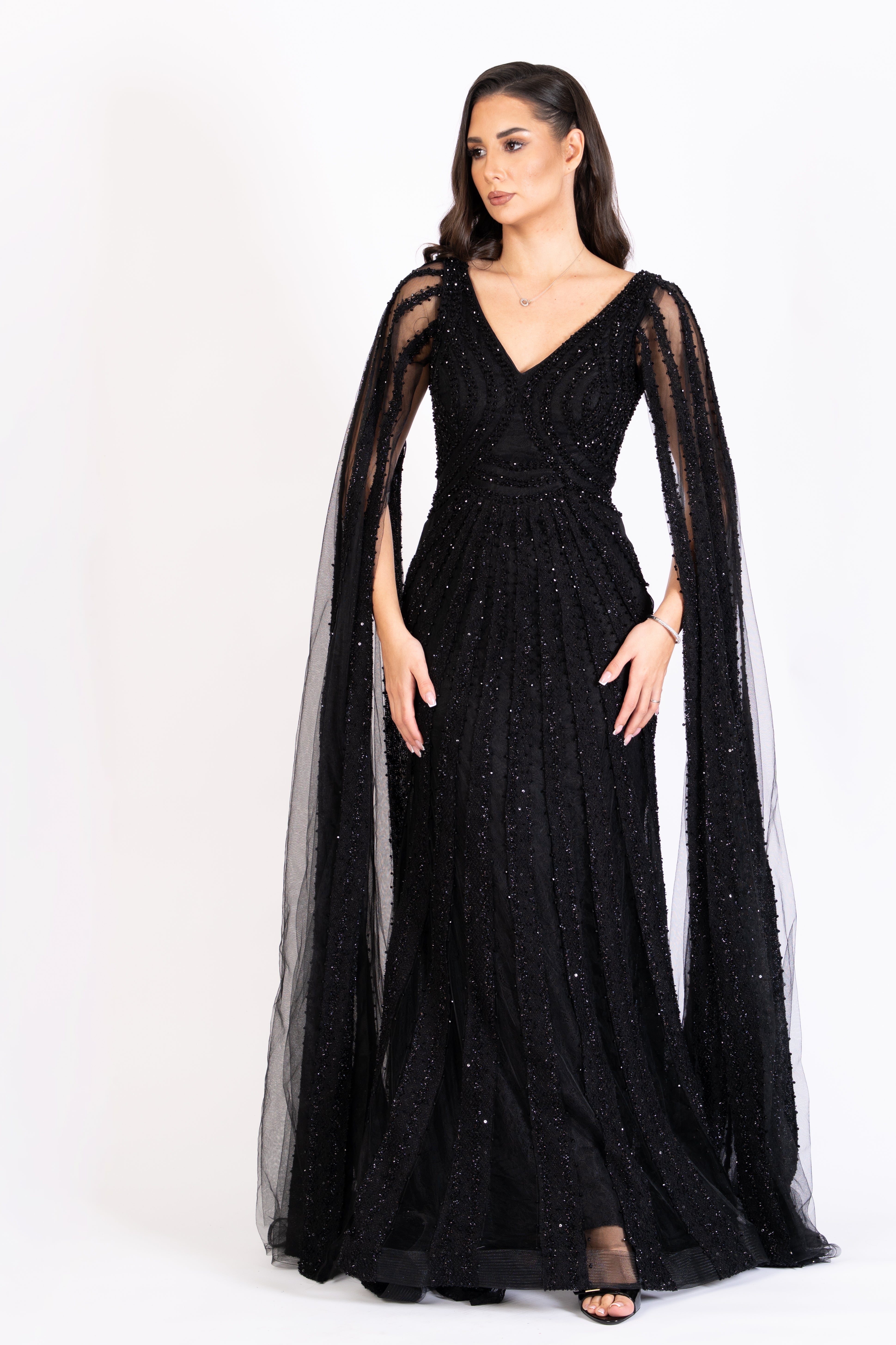 Midnight Elegance Evening gown