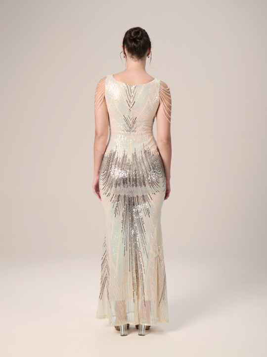 The Midnight Shimmer Sequin Mermaid Evening Dress