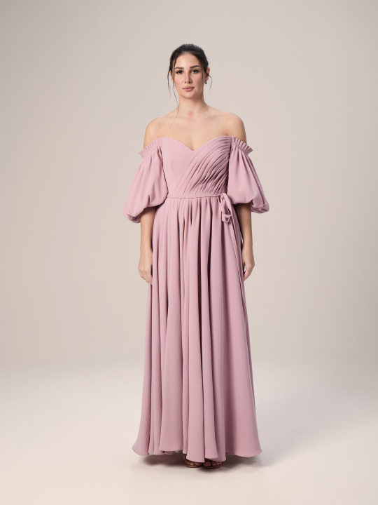 The Flow Moroccan Crepe Evening Dress
