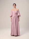 The Flow Moroccan Crepe Evening Dress