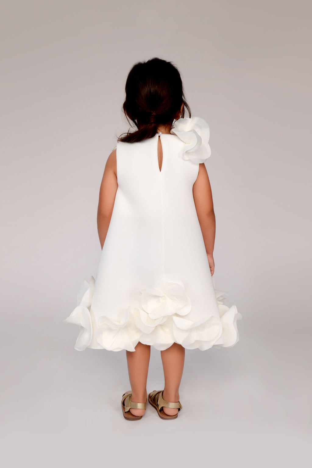 The Petal 3D Floral Girls Dress