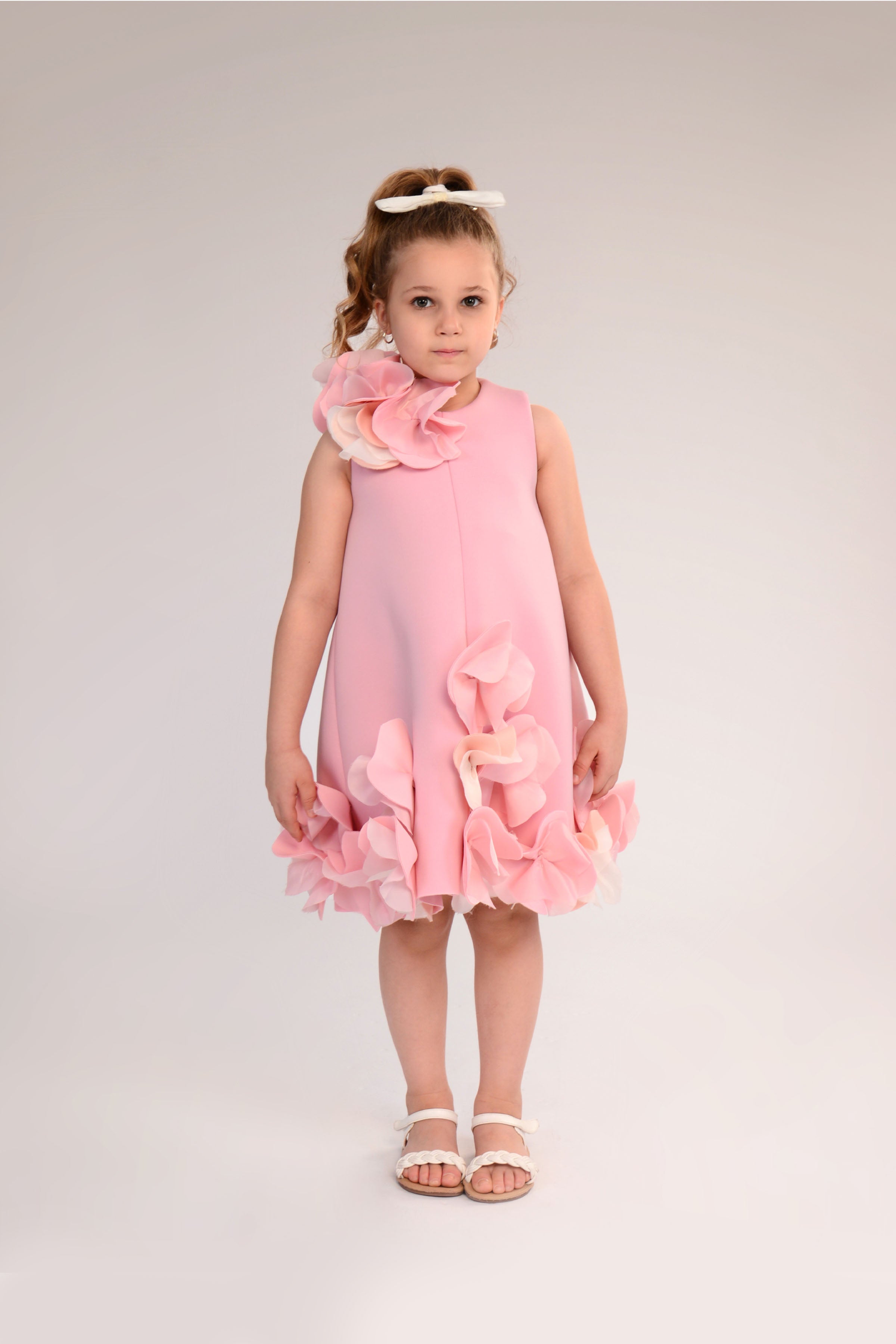 The Petal 3D Floral Girls Dress