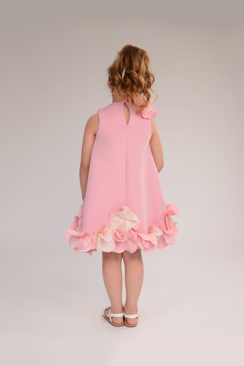 The Petal 3D Floral Girls Dress