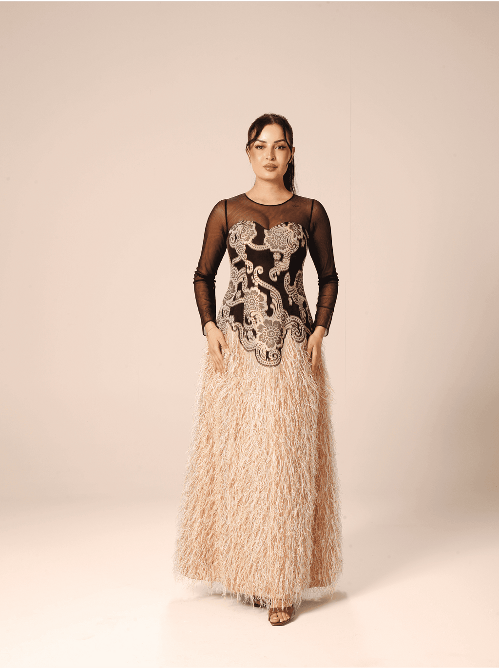The Tapestry Embroidered Evening Dress